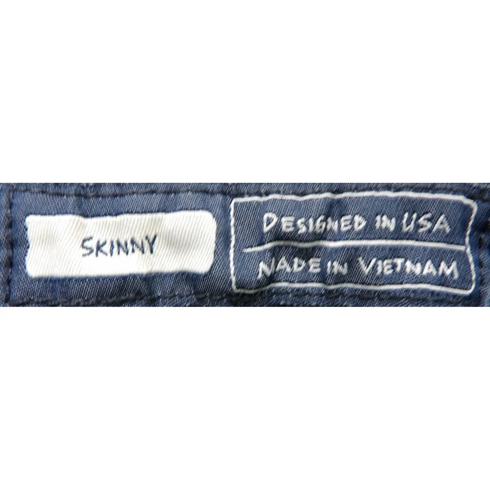Miss Me Girls K9058S Skinny Flap Pocket Sequin Western Denim Jeans 14 Blue Rodeo